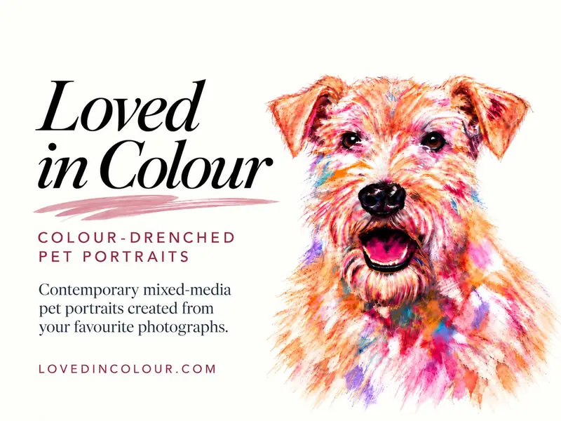 Loved in Colour brand card.